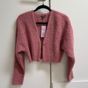 Wild Fable Pink Textured Cardigan